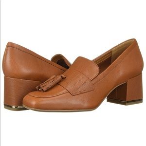 New Franco Sarto Tassle loafer with 2inch heel.